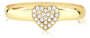 Anel Feminino De Ouro 18k Chuveirinho Coração Com Zircônias