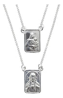 Escapulário Prata 925 Legítima Nossa Senhora 60cm