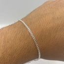 Pulseira Grumet De Prata 2mm